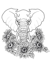 Lotus Blooms Colouring Pages